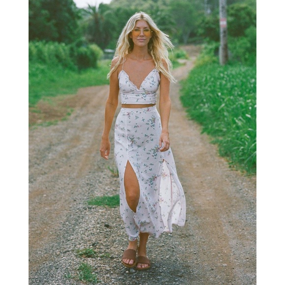 Billabong x Salty Blonde Floral Maxi Skirt - Picture 10 of 13